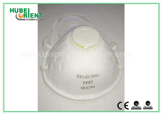 Cone Disposable Face Mask , Comfortable 4- ply disposable masks for dust