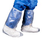 Transparent Disposable PE Boot Cover Waterproof Unicolor No Reuse Plastic Overshoes