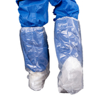 Transparent Disposable PE Boot Cover Waterproof Unicolor No Reuse Plastic Overshoes