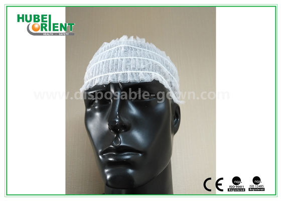 Comfortable Household White / Black Nonwoven Hair Band With Good Elasticity