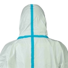 Category 3 Type 4B/5B/6B seam tape Disposable Hooded microporous Chemical Protective Coverall