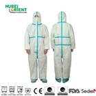 Category 3 Type 4B/5B/6B seam tape Disposable Hooded microporous Chemical Protective Coverall