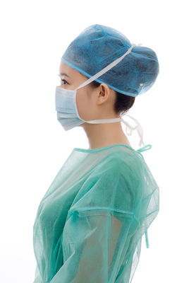 9*18cm Non Irritating Disposable Face Mask With Nonwoven Ties