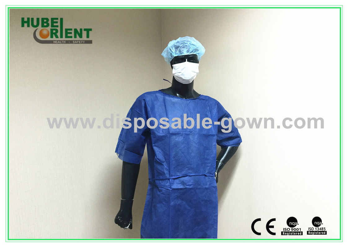 Non Irritating 45gsm Polypropylene Disposable Patient Gown