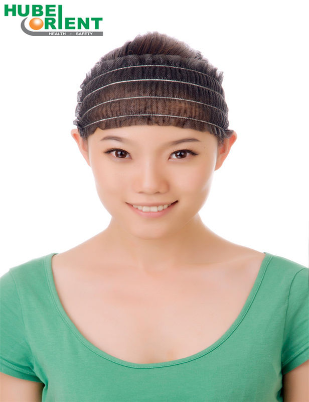 ISO9001 Disposable Stretchable Nonwoven Elastic Hair Wrap For Salon