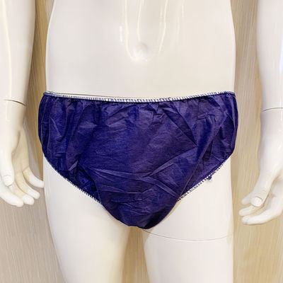Unisex PP Nonwoven Triangle Soft Disposable Underpants for Hotel Spa Travelling