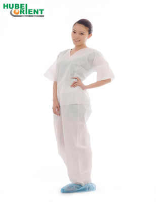 Fashionable Hospital Nurse SMS Scrub Suit Soft And Breathable SMS Material For Hospital